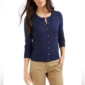 Charter club navy cardigan